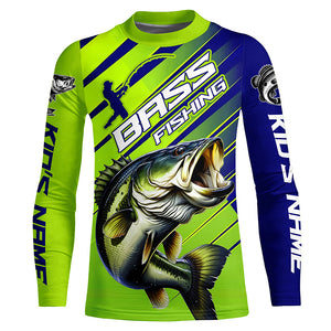 Custom Largemouth Bass Fishing Uv Protection Long Sleeve Shirts, Bass Tournament Fishing Shirt IPHW6278