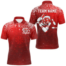 Load image into Gallery viewer, Funny Strike Bowling Christmas Shirts For Men, Custom Xmas Bowling Outfits Team Uniform IPHW7859