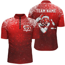 Load image into Gallery viewer, Funny Strike Bowling Christmas Shirts For Men, Custom Xmas Bowling Outfits Team Uniform IPHW7859