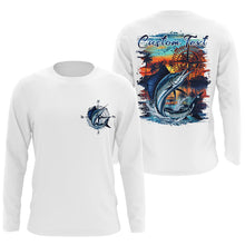 Load image into Gallery viewer, Custom Sailfish Fishing Long Seeve Sport Fishing Shirts, Saltwater Performance Fishing Shirt IPHW7069