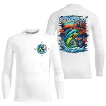 Load image into Gallery viewer, Custom Mahi Mahi Fishing Long Seeve Sport Fishing Shirts, Saltwater Performance Fishing Shirt IPHW7070