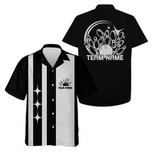 Load image into Gallery viewer, Custom Classic Vintage Bowling Team Shirts, 50S Retro Bowling Button Up Shirt IPHW10089