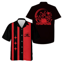 Load image into Gallery viewer, Custom Classic Vintage Bowling Team Shirts, 50S Retro Bowling Button Up Shirt IPHW10089