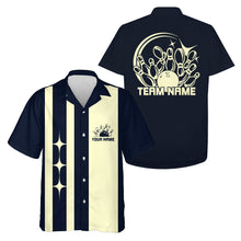 Load image into Gallery viewer, Custom Classic Vintage Bowling Team Shirts, 50S Retro Bowling Button Up Shirt IPHW10089