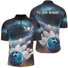 Load image into Gallery viewer, Custom Galaxy Bowling Shirts For Men, Bowling League Shirts Team Jerseys Bowlers Outfits IPHW7677