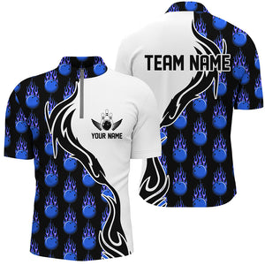 Custom Bowling Shirts For Men And Women, Personalized Bowling Team Jerseys Bowling Pattern IPHW4960