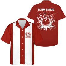 Load image into Gallery viewer, Personalized Hawaiian Vintage Bowling Shirts For Men And Women, Retro Bowling Shirt For Bowling Team IPHW6594