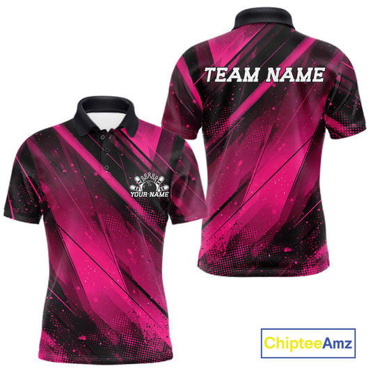 Pink and black sports jersey with 'Team Name' text on a white background, featuring Chiptee Amz branding.