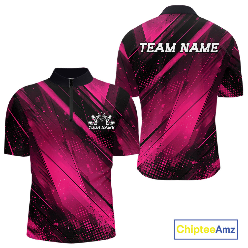 Pink and black sports jersey with 'Team Name' text on a white background, featuring Chiptee Amz branding.