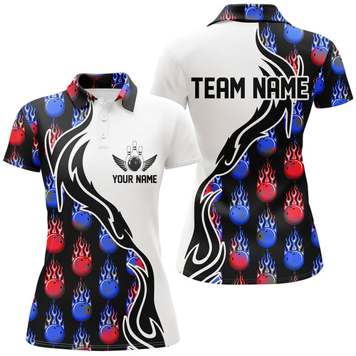 Custom Bowling Shirts For Women, Personalized Bowling Team Jerseys IPHW4979