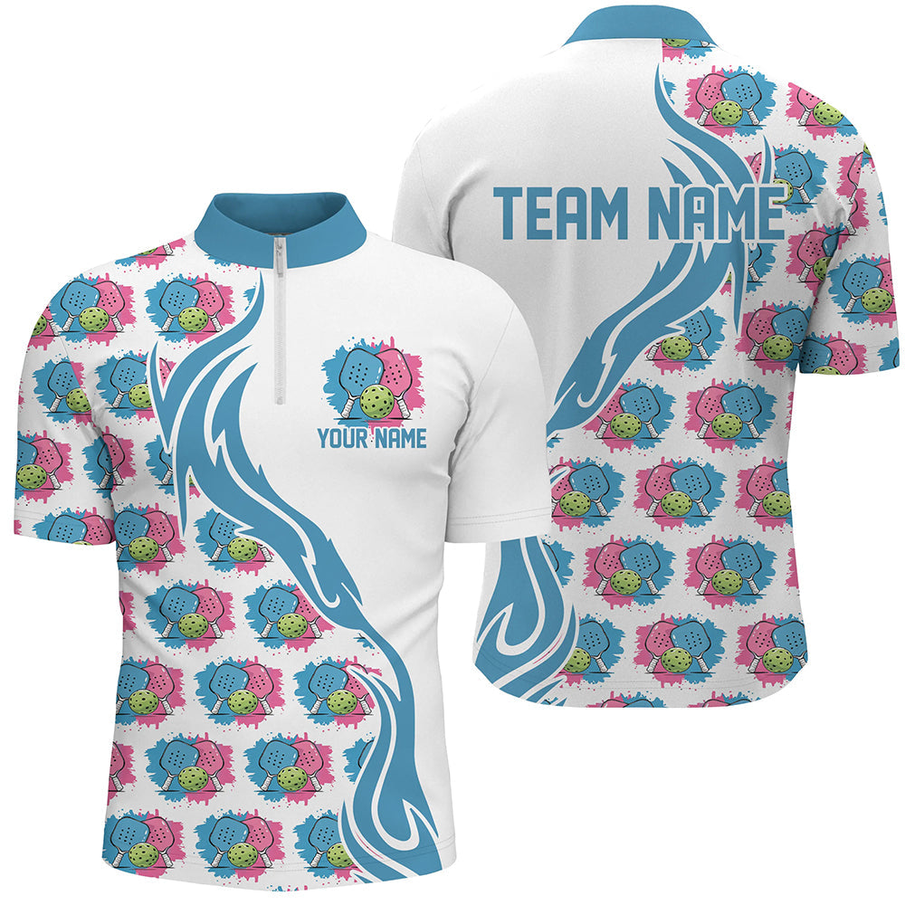 Unisex Pickleball Uniforms Custom Watercolor Pickleball Polo Shirts For Men, Pickleball Outfits IPHW6936