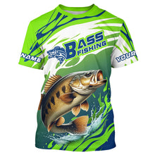 Load image into Gallery viewer, Smallmouth Bass Fishing Custom Fishing Shirts, Bass Fishing Tournament Shirts Fishing Jerseys IPHW7185