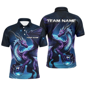 Custom Dragon Bowling Shirts For Men, Dragon Bowling Team Shirt Bowlers Outfit IPHW7521