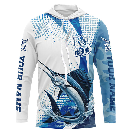 Sailfish Fishing Custom Performance Fishing Gear Shirts, Sailfish Long Sleeve Fishing Shirts IPHW6834