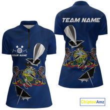 Load image into Gallery viewer, Custom Pennsylvania State Flag Silver Dart Steel Tip Dart Women Shirt, Dart Team Jerseys IPHW10566