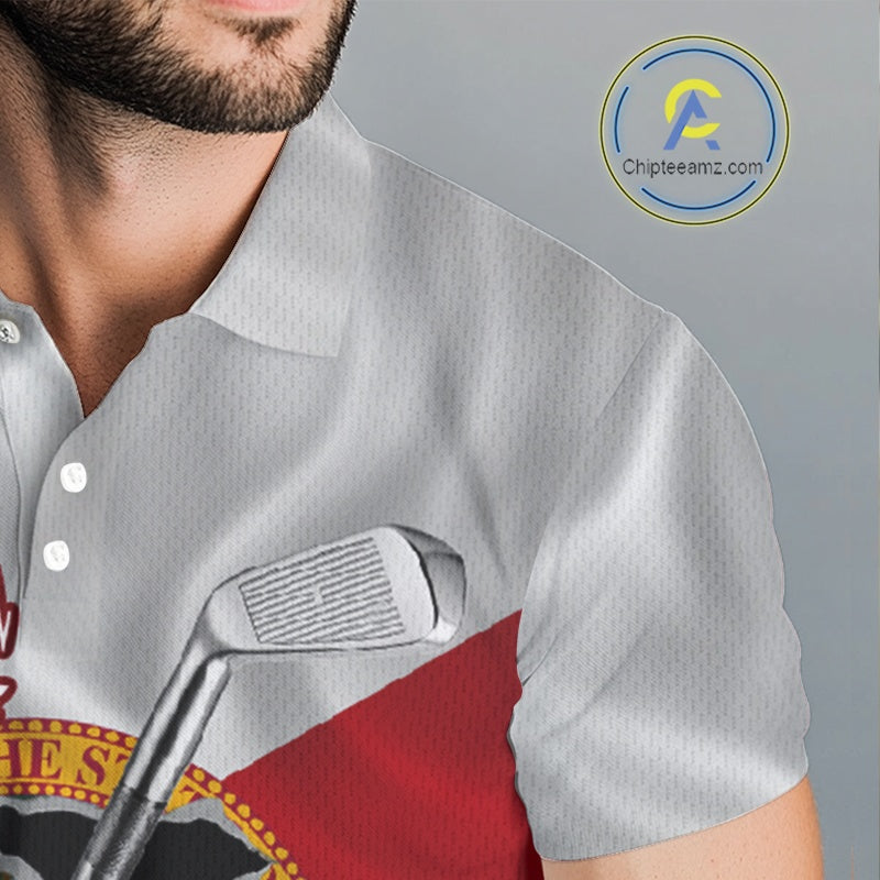 Custom Florida State Flag Golf Club Patriotic Golf Team Shirt For Men, Golfer Outfits IPHW10580