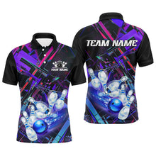 Load image into Gallery viewer, Custom Colorful Bowling League Shirts For Men And Women, Bowling Tournament Team Jerseys IPHW6719