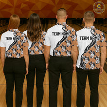Load image into Gallery viewer, Custom Funny Border Collie Dog Men Bowling Team Shirt, Dog Lovers Bowling Uniform IPHW10322