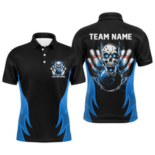 Load image into Gallery viewer, Custom Multi-Color Flame Skull Bowling Shirts For Team, Bowlers Outfit Bowling Jerseys For Men And Women IPHW6558