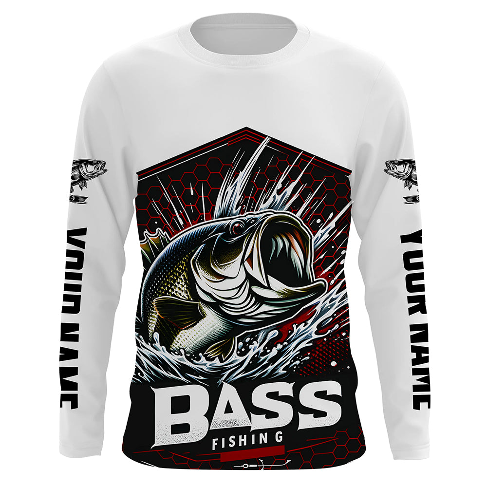 Custom Largemouth Bass Fishing Jerseys, Bass Long Sleeve Tournament Fi –  ChipteeAmz