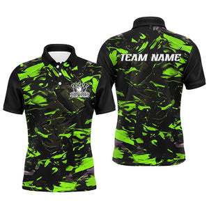 Custom Multi-Color Camo Bowling Team Shirt For Men And Women, Bowling Tournament Bowling League Outfit For Bowler IPHW6568