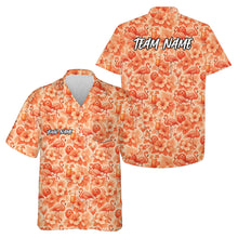 Load image into Gallery viewer, Custom Tropical Plants And Flamingo Hawaiian Bowling Shirt For Men And Women IPHW10857