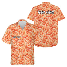 Load image into Gallery viewer, Custom Tropical Plants And Flamingo Hawaiian Bowling Shirt For Men And Women IPHW10857