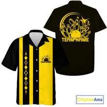 Load image into Gallery viewer, Custom Classic Vintage Bowling Team Shirts, 50S Retro Bowling Button Up ShirtIPHW10870