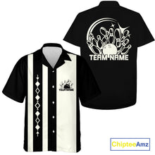 Load image into Gallery viewer, Custom Classic Vintage Bowling Team Shirts, 50S Retro Bowling Button Up ShirtIPHW10870