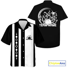 Load image into Gallery viewer, Custom Classic Vintage Bowling Team Shirts, 50S Retro Bowling Button Up ShirtIPHW10870