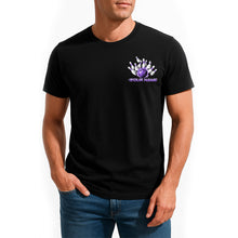 Load image into Gallery viewer, Custom Flame Dragon Bowling T-Shirts For Men, Purple Fire Bowling Ball Style IPHW9065