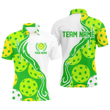 Load image into Gallery viewer, Custom Men&#39;s Pickleball Polo Shirts With Team Name, Outdoor Pickleball Outfits For Players IPHW5194
