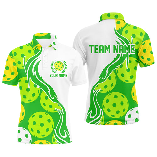 Custom Men's Pickleball Polo Shirts With Team Name, Outdoor Pickleball Outfits For Players IPHW5194