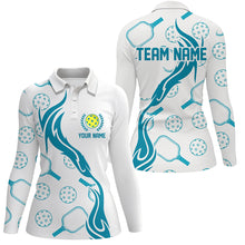 Load image into Gallery viewer, Custom Women's Pickleball Polo Shirts With Team Name, Outdoor Pickleball Outfits For Players IPHW5197