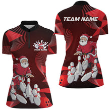 Load image into Gallery viewer, Pink Custom Christmas Bowling Team Shirts For Women, Xmas Bowling Team Outfits Gifts IPHW7858