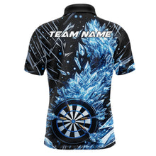 Load image into Gallery viewer, Custom Blue Ice Crystal Dart Jerseys, Ice Dart Team Multi Styles Shirts For Men, Women And Kids IPHW10403