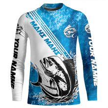 Load image into Gallery viewer, Mahi Mahi Fishing Custom Long Sleeve Performance Shirts, Saltwater Mahimahi Fishing Shirts IPHW6307