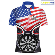 Load image into Gallery viewer, Personalized Team Name Patriotic US Flag Dart Team Jerseys, Dart Uniform Dart Players Outfit For Kids And Adult IPHW10408