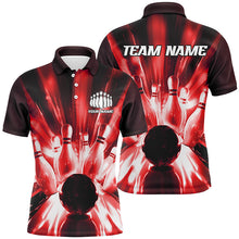 Load image into Gallery viewer, Custom Multi-Color Bowling Ball And Pins Bowlers Shirts For Men And Women, Bowling League Style Shirts For Team IPHW6590