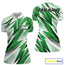 Load image into Gallery viewer, Green and white sports jersey with abstract pattern and 'Team Name' text, Chiptee Amz branding visible.
