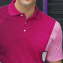 Load image into Gallery viewer, Bowling And Pink Roses Custom Valentine Bowling Polo Shirts For Men Bowling Couple Outfits IPHW8355