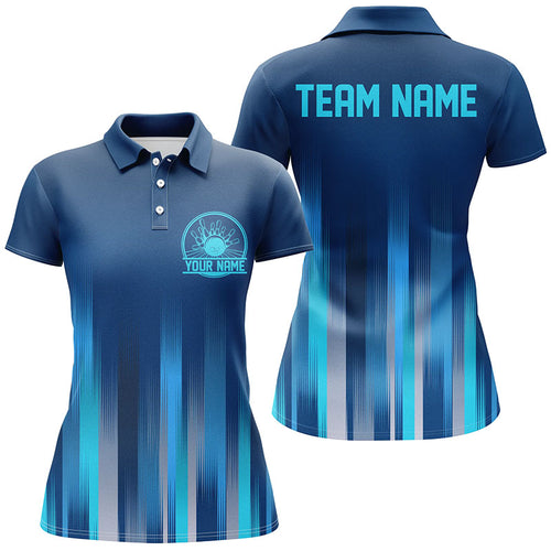 Custom Bowling Jerseys With Name For Women, Personalized Bowling Team Shirts IPHW4972