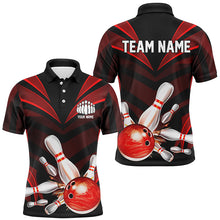 Load image into Gallery viewer, Red Bowling Jersey Strike Bowling Team Shirts, Custom Bowling Uniforms For Men And Women IPHW7105