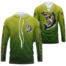 Load image into Gallery viewer, Bass Fishing Custom Long Sleeve Tournament Fishing Shirts, Bass Fisherman Fishing Jerseys IPHW6415