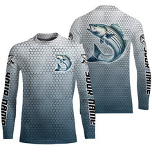 Load image into Gallery viewer, Striped Bass Fishing Custom Long Sleeve Tournament Fishing Shirts, Striper Fisherman Fishing Jerseys IPHW6417