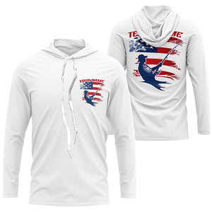 Custom Patriotic Fisherman Long Sleeve Tournament Fishing Shirts, Patriotic Fishing Team Jerseys IPHW6609