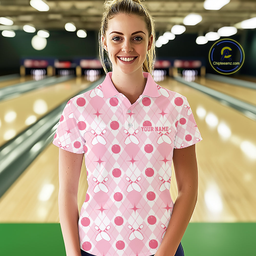 Close-up fabric detail of lightweight 100% polyester quick-dry bowling shirt