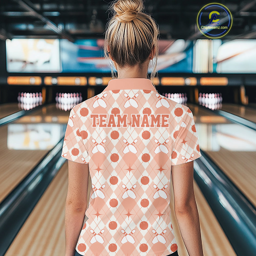 Close-up fabric detail of lightweight 100% polyester quick-dry bowling shirt