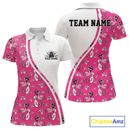Close-up fabric detail of lightweight 100% polyester quick-dry bowling shirt