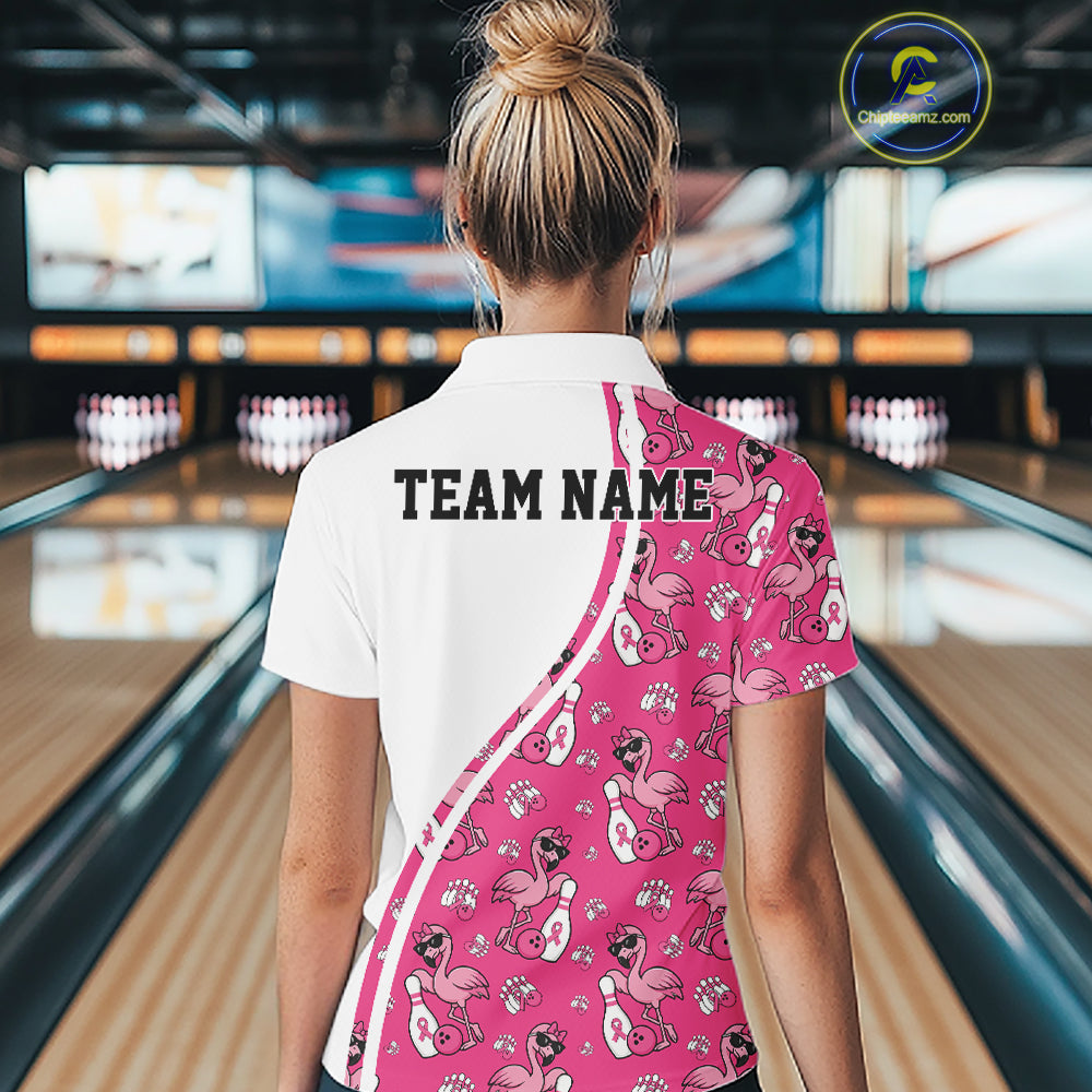Close-up fabric detail of lightweight 100% polyester quick-dry bowling shirt